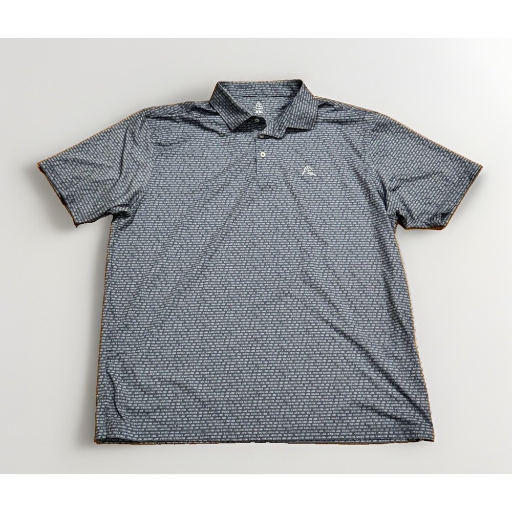 Rhoback Moneyline Performance Polo Short Sleeve Golf Stretch Shirt 2XL Rare